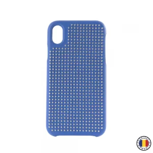 Husa din piele Iphone XR, slim back cover, Nappa Borchie