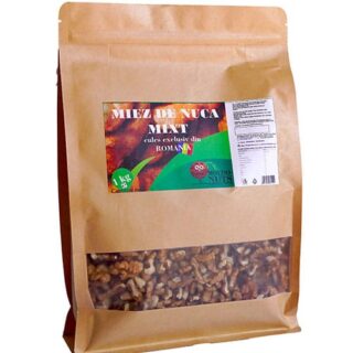 Pungă 1 Kg Miez De Nucă Mixt, Ambalat în Hârtie