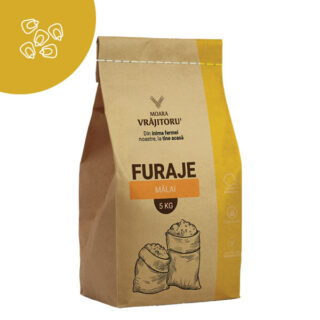Mălai furajer de înaltă calitate, ideal pentru hrana animalelor. Produs natural, bogat în nutrienți, perfect pentru