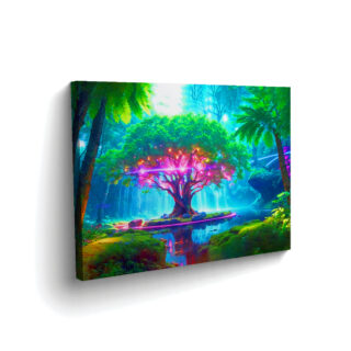 Tablou canvas Copacul Vietii, o piesă de artă modernă ce aduce un strop de natură și eleganță în orice încăpere. Realizat cu