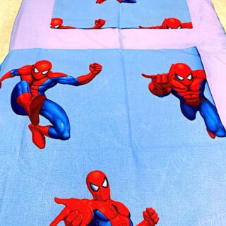 Lenjerie patut bebelusi albastra Spider Man