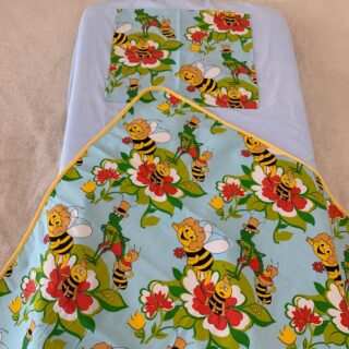 Lenjerie patut bebelusi , model Albinuta Maia