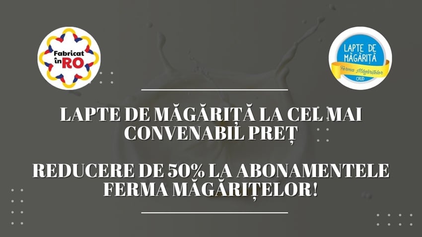 lapte de magarita la abonament cu reducere