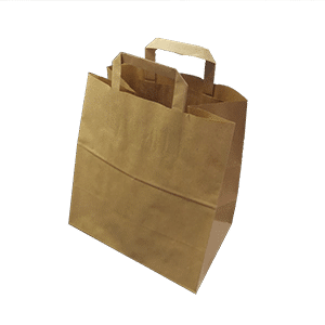 Sacoșă mică din hârtie maro – 24x11x32 – 350 buc/cutie