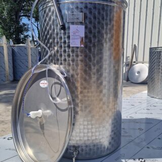 600 litri Butoi Inox Alimentar cu capac flotant pneumatic pentru vin