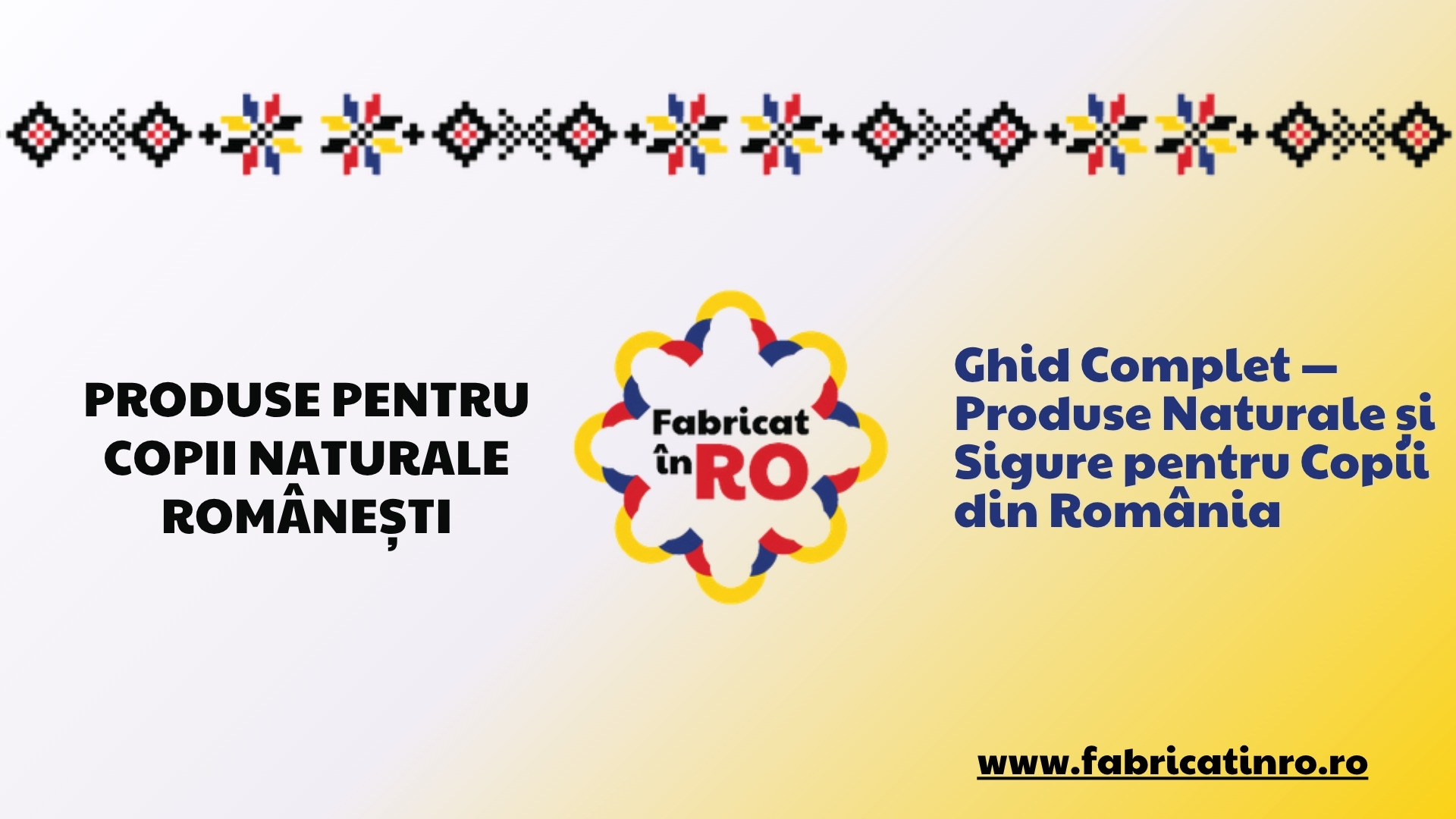 Ghid complet produse naturale și sigure pentru copii din România
